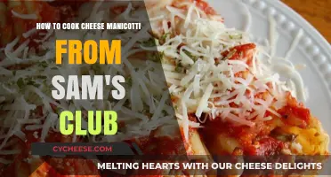 Cheese Manicotti: Sam's Club Style