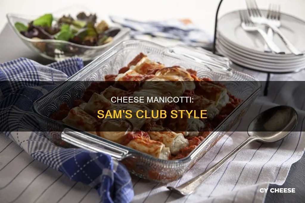 how to cook cheese manicotti from sam