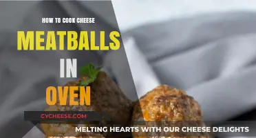 Cheese Meatballs: Baking to Perfection