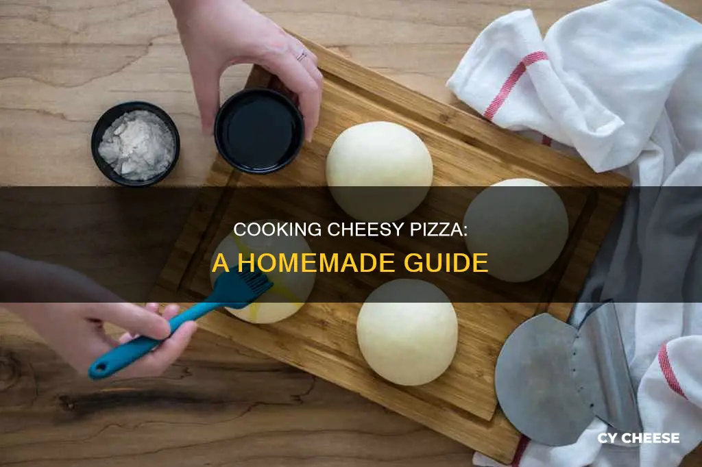 how to cook cheese pizza at home