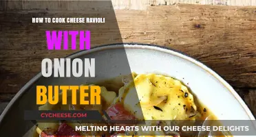 Easy Cheesy Ravioli: Onion Butter Bliss