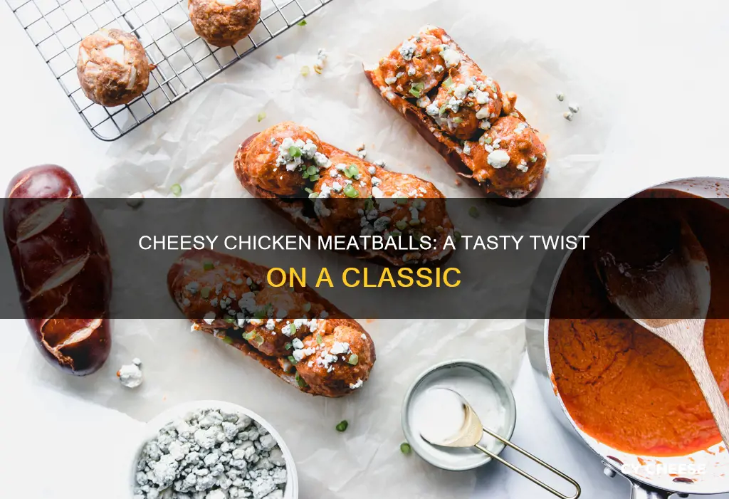 how to cook cheese stuffed chicken meatballs