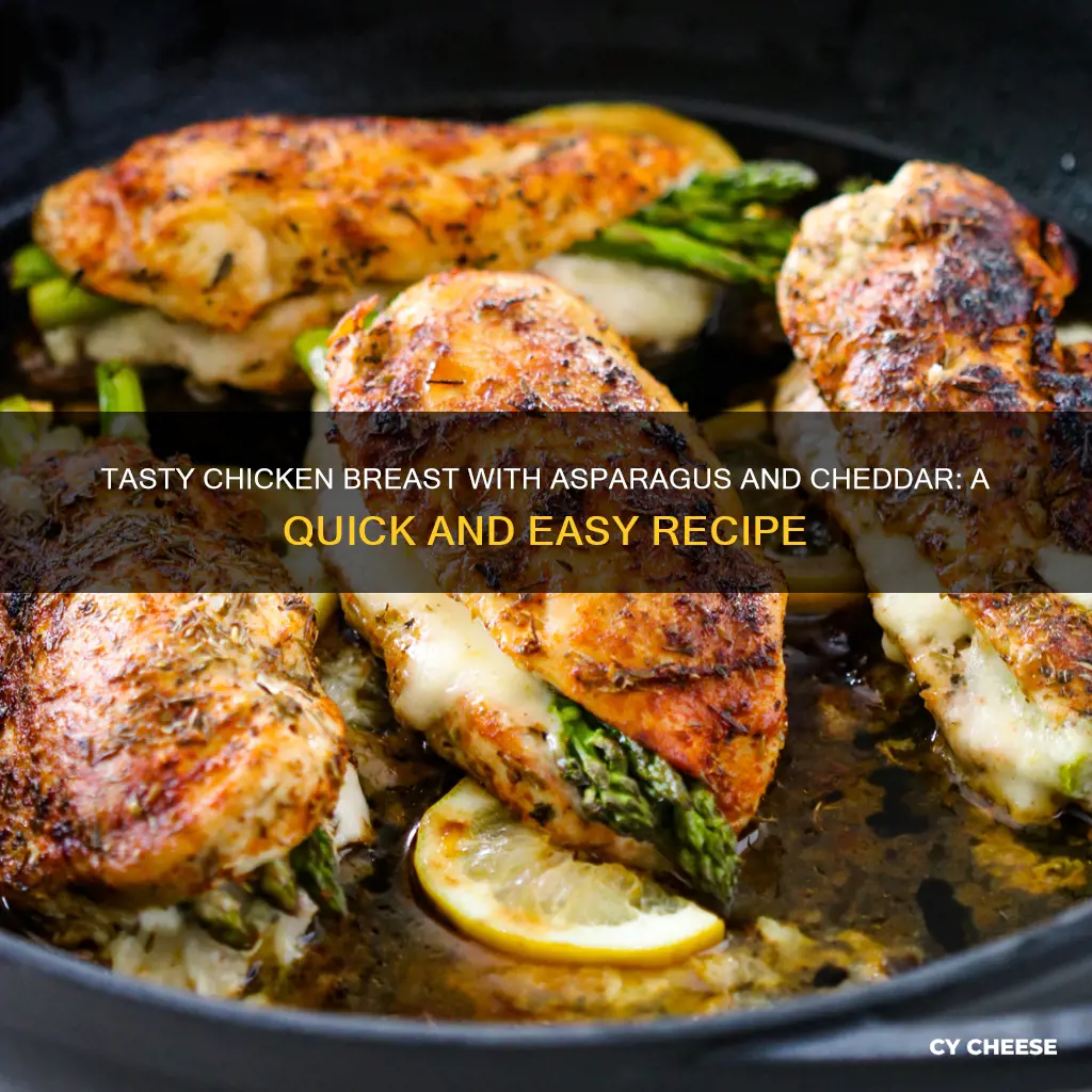 how to cook chicken breast with asparagus and cheddar cheese