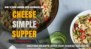 Simple Supper: Chicken, Asparagus, and Cheese Delight