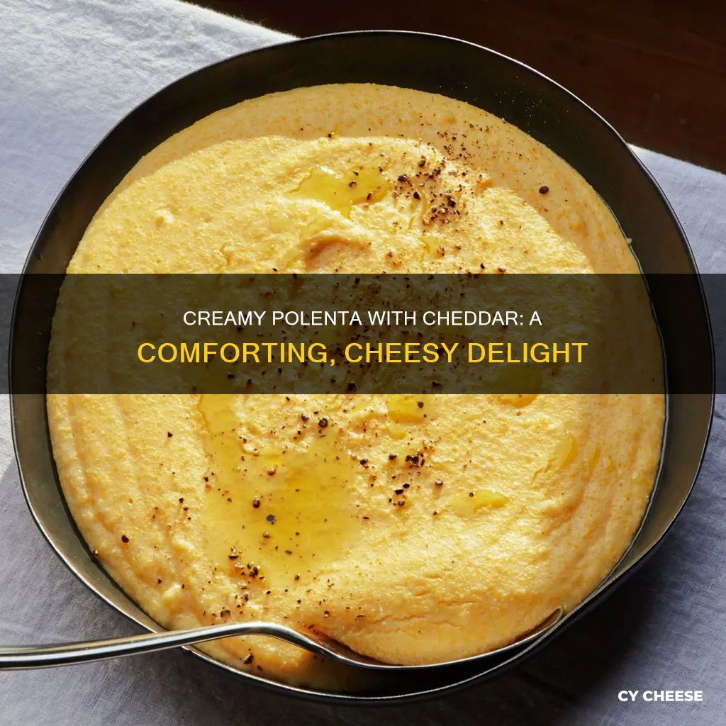 how to cook creamy polenta with cheddar cheese