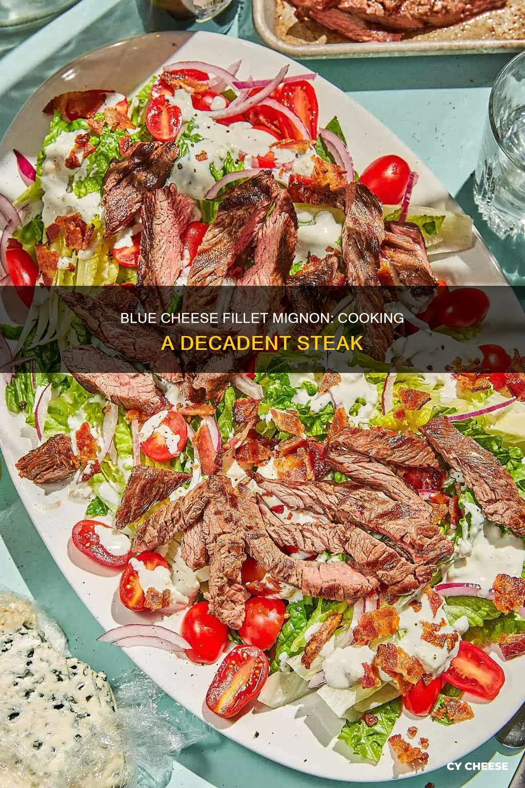 how to cook filet mignon with blue cheese