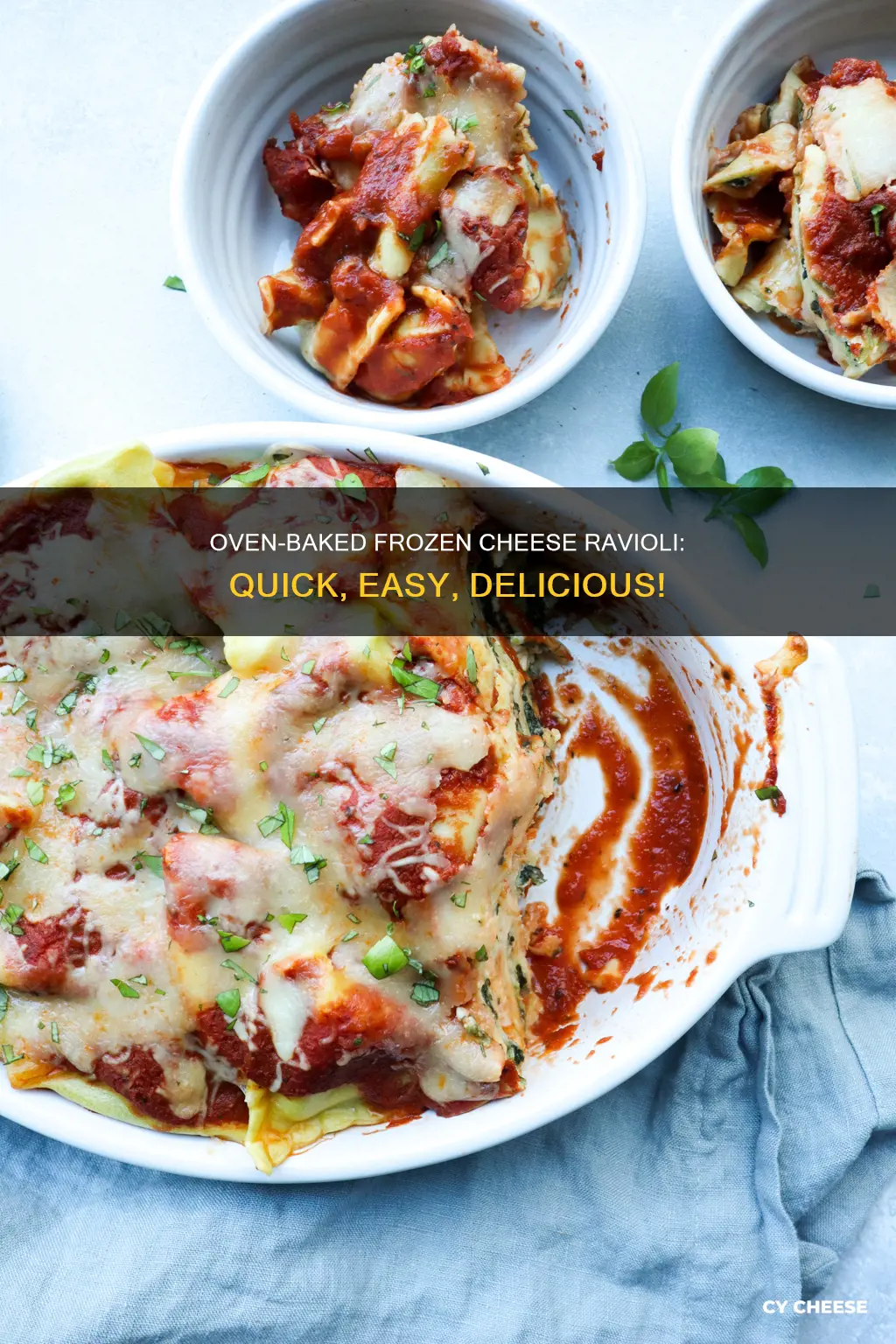 how to cook frozen cheese ravioli in oven