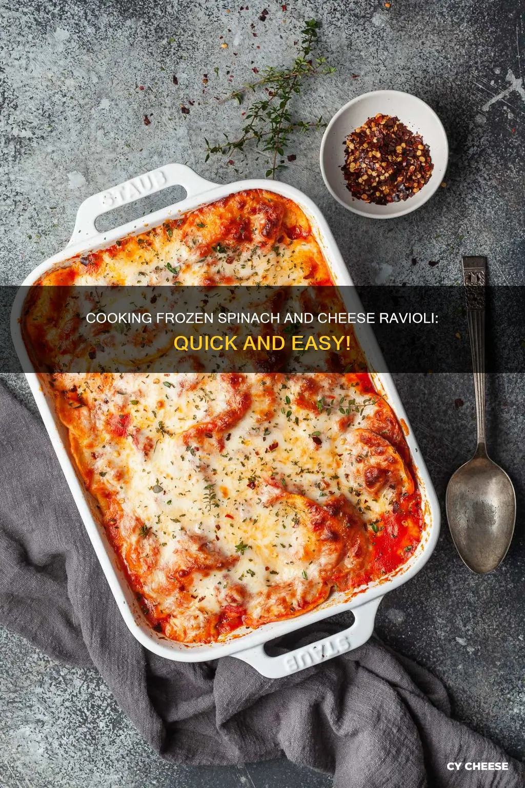 how to cook frozen spinach and cheese ravioli