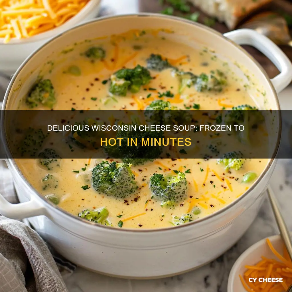 how to cook frozen wisconsin cheese soup