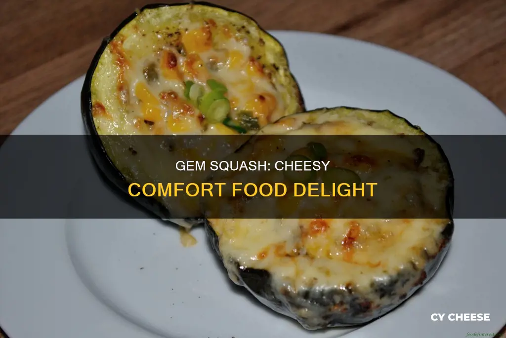 how to cook gem squash with cheese