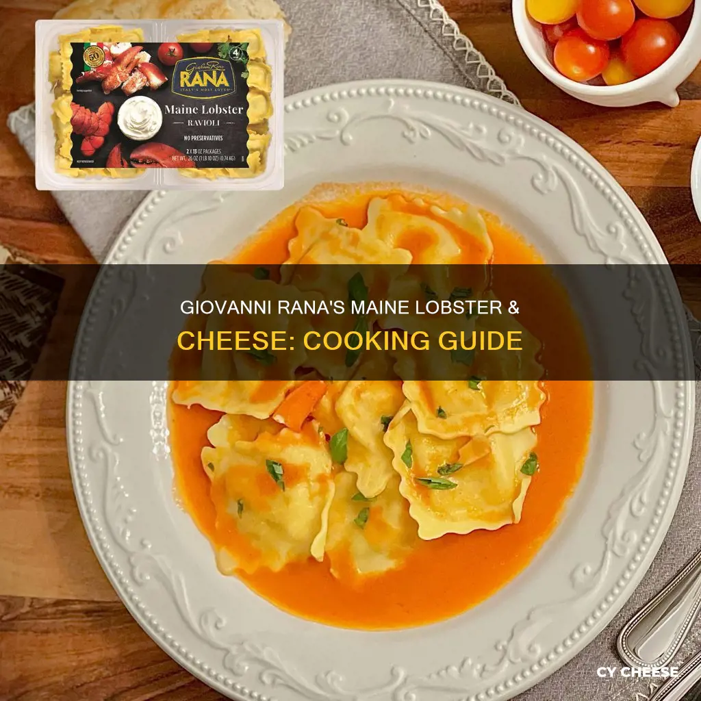 how to cook giovanni rana maine lobster & cheese