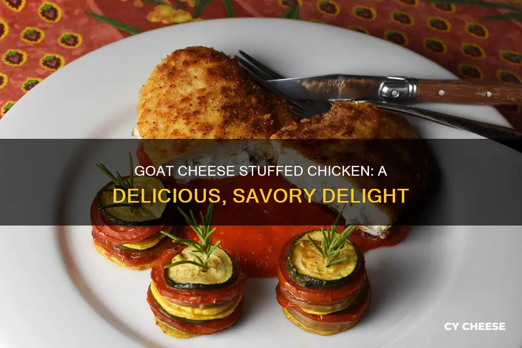 how to cook goat cheese stuffed chicken