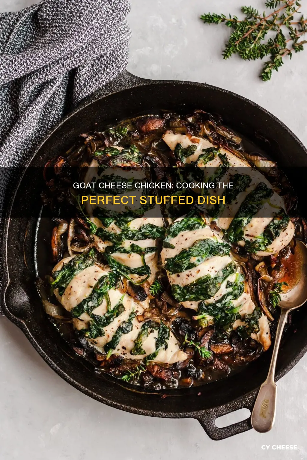 how to cook goat cheese stuffed chicken
