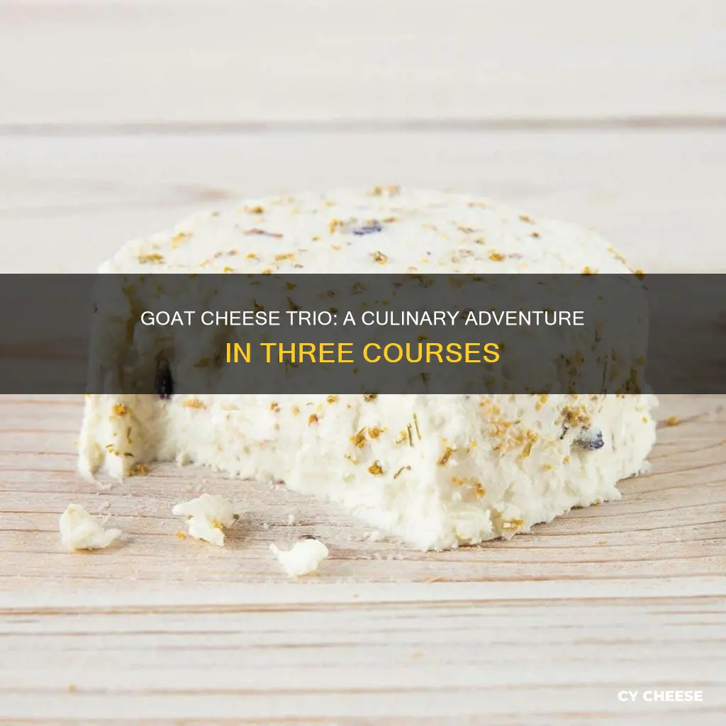 how to cook goat cheese trio