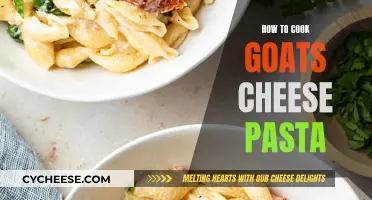 Goats Cheese Pasta: A Cheesy, Creamy, and Easy-to-Make Dish