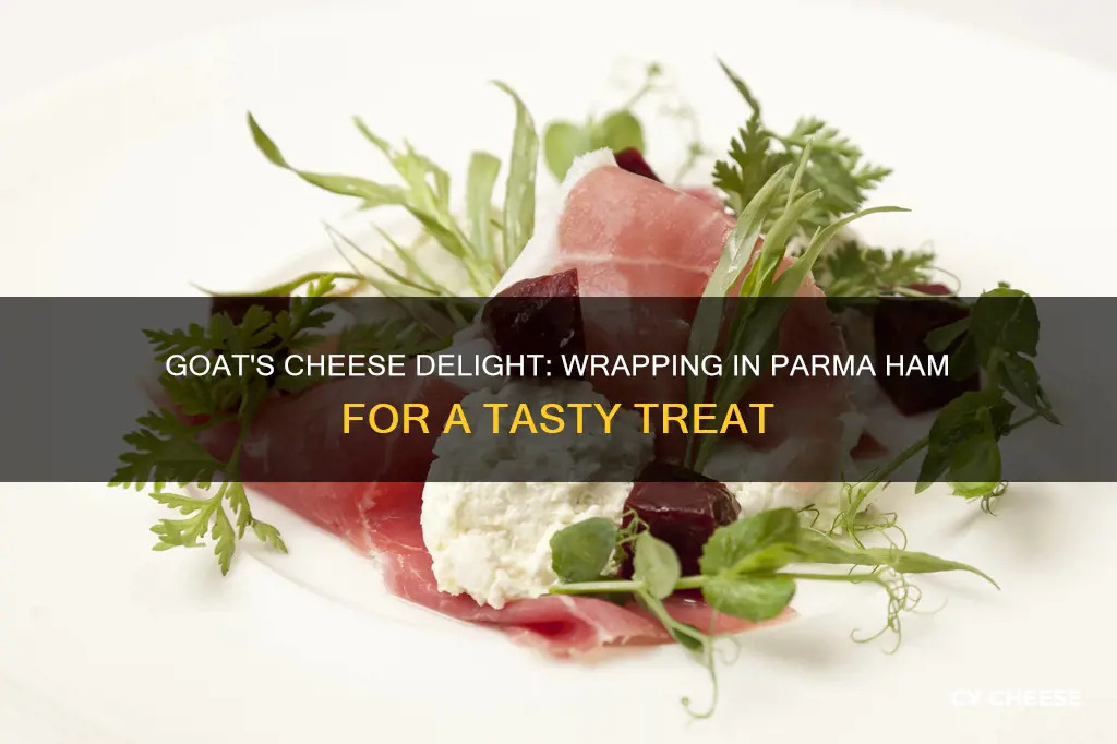 how to cook goats cheese wrapped in parma ham