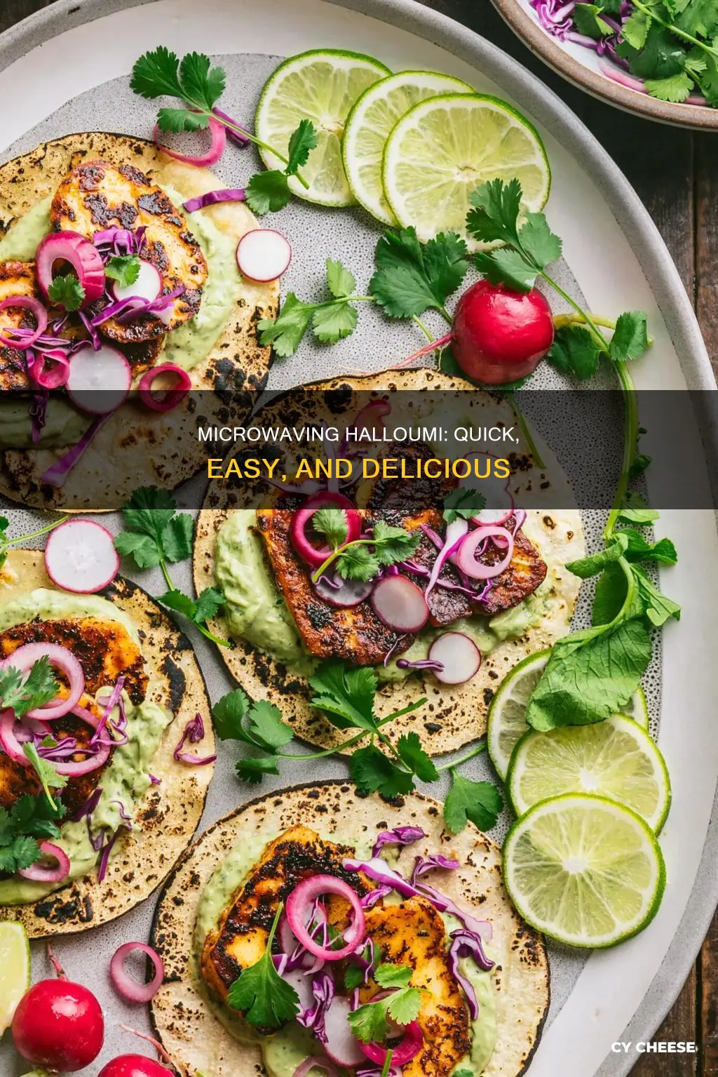 how to cook halloumi cheese in microwave