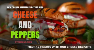 Cheese-Pepper Hamburgers: A Tasty Patty Combo