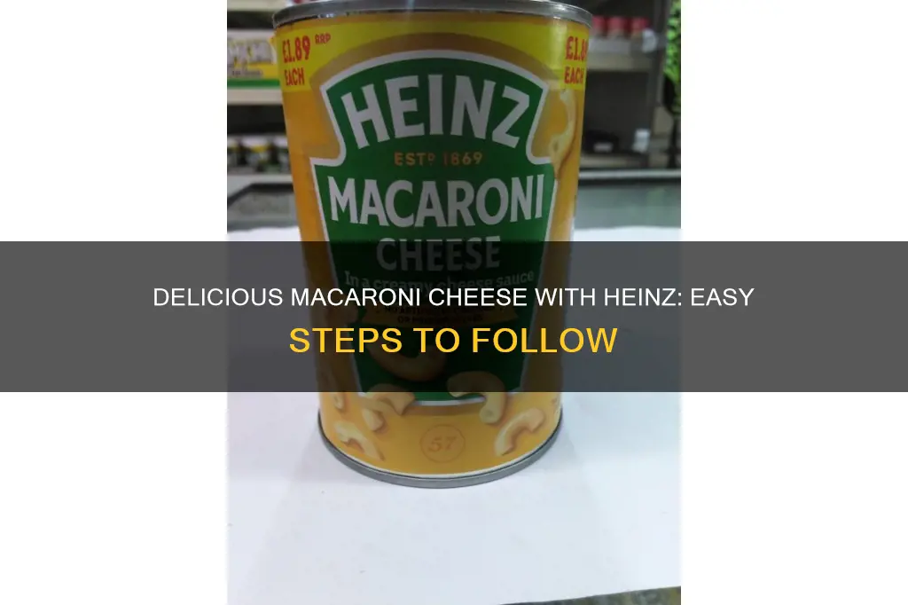 how to cook heinz macaroni cheese
