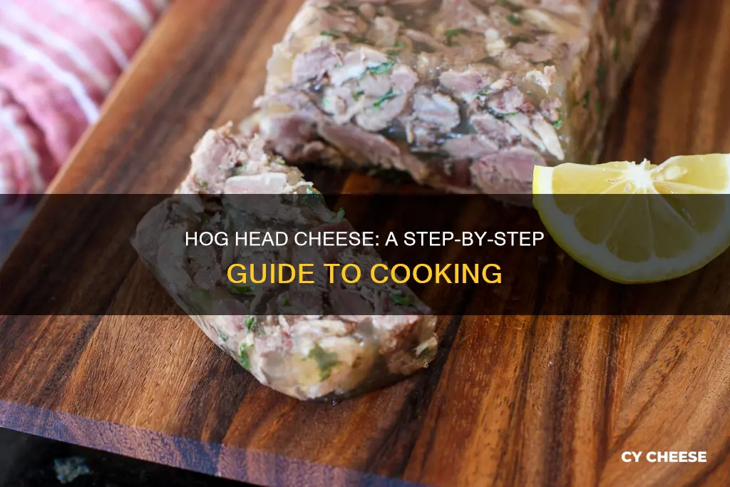 how to cook hog head cheese