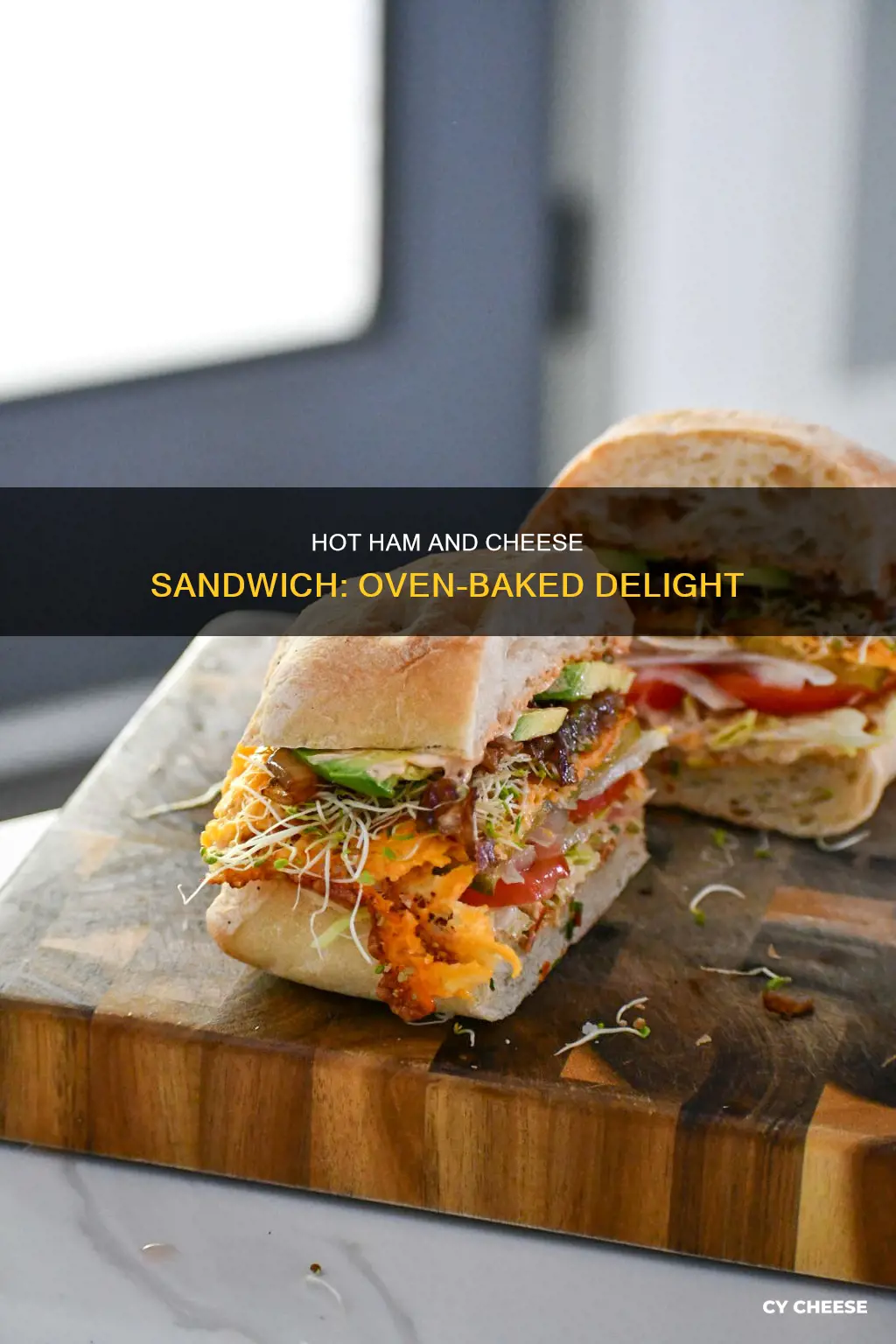 how to cook hot ham and cheese sandwich in oven