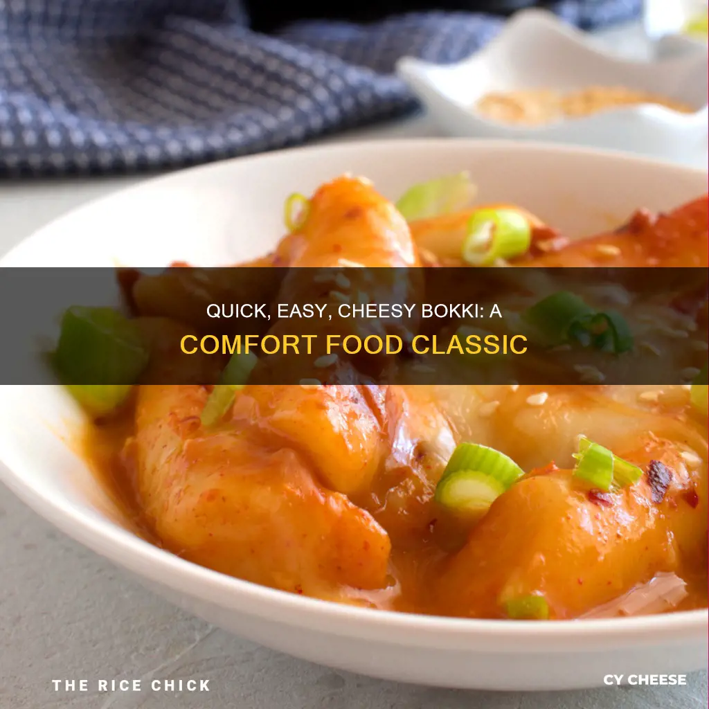 how to cook instant cheese bokki