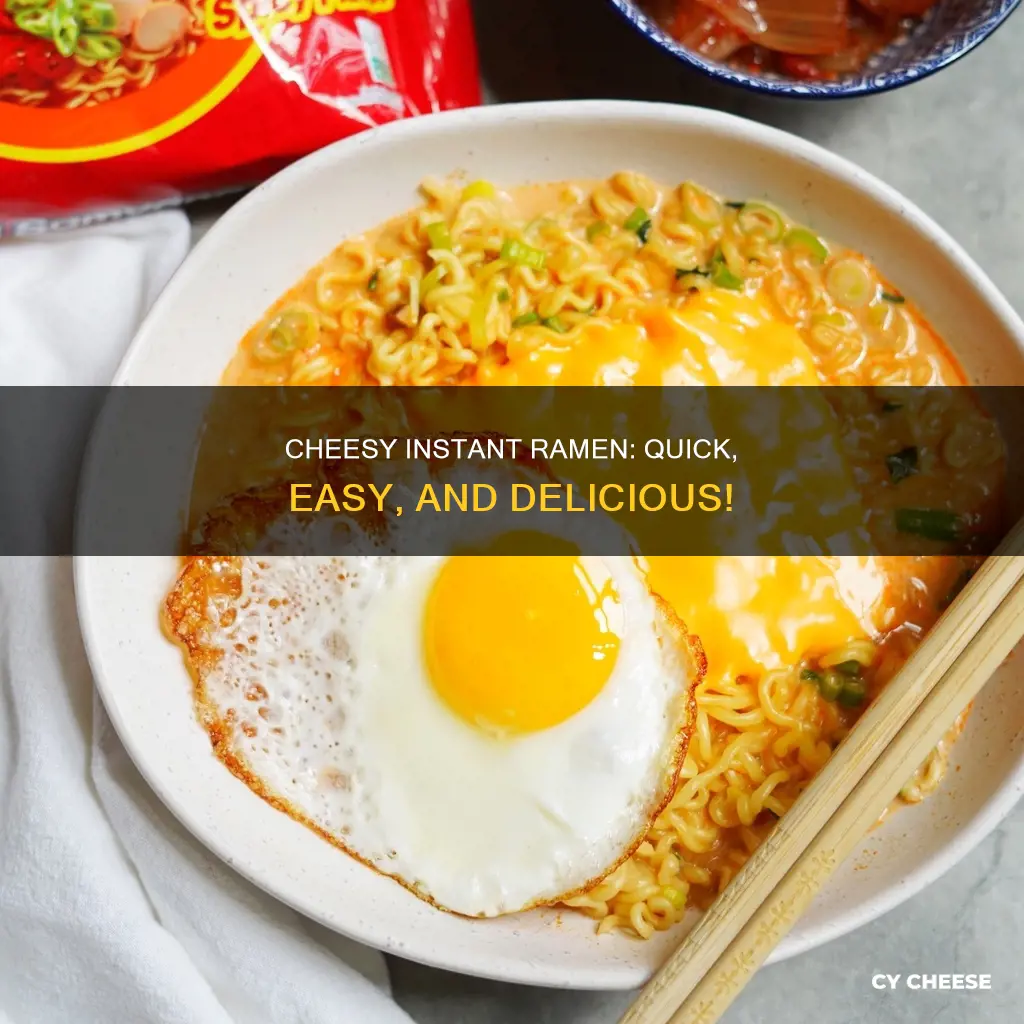 how to cook instant ramen with cheese