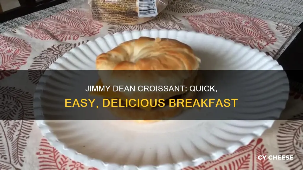 how to cook jimmy dean bacon egg and cheese croissant