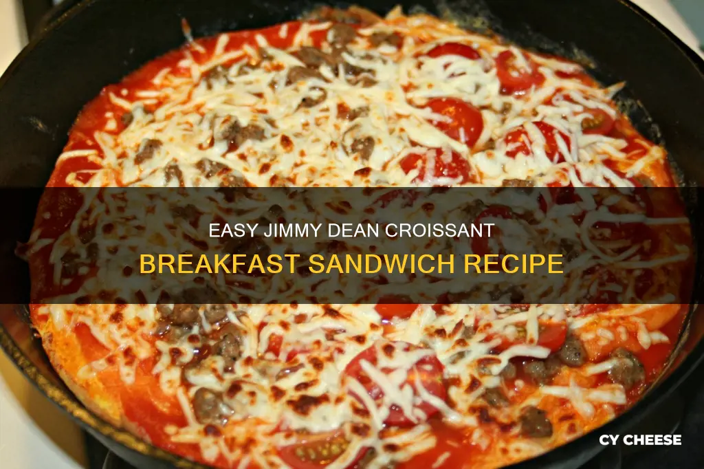 how to cook jimmy dean croissant sausage egg and cheese