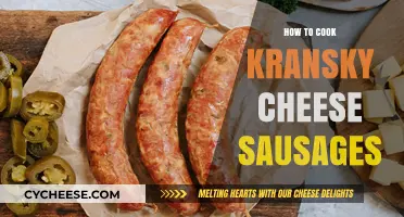 Cooking Kransky Cheese Sausages: A Tasty Guide