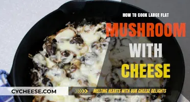 Cheesy Flat Mushroom Delight: A Tasty, Quick Treat