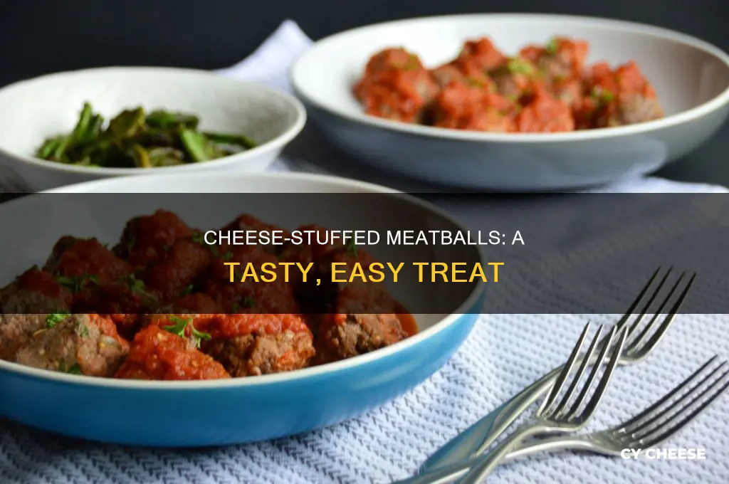 how to cook meatballs stuffed with cheese