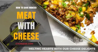 Cheesy Mince Delights: Melting Magic with Meat and Cheese