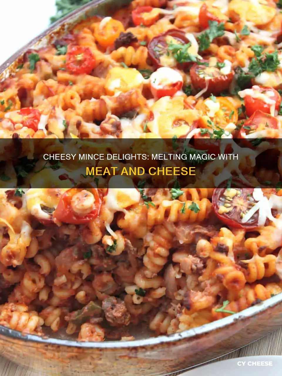 how to cook minced meat with cheese