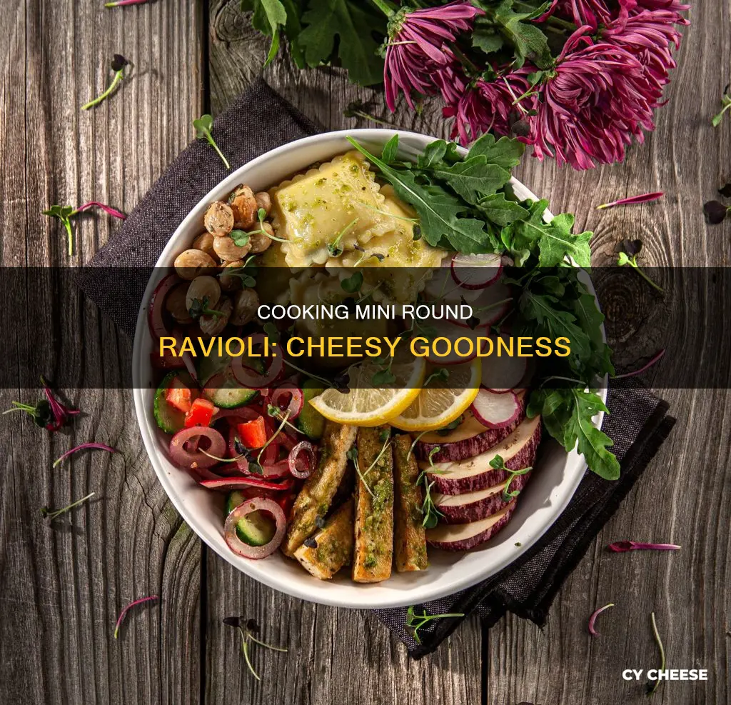 how to cook mini round cheese ravioli