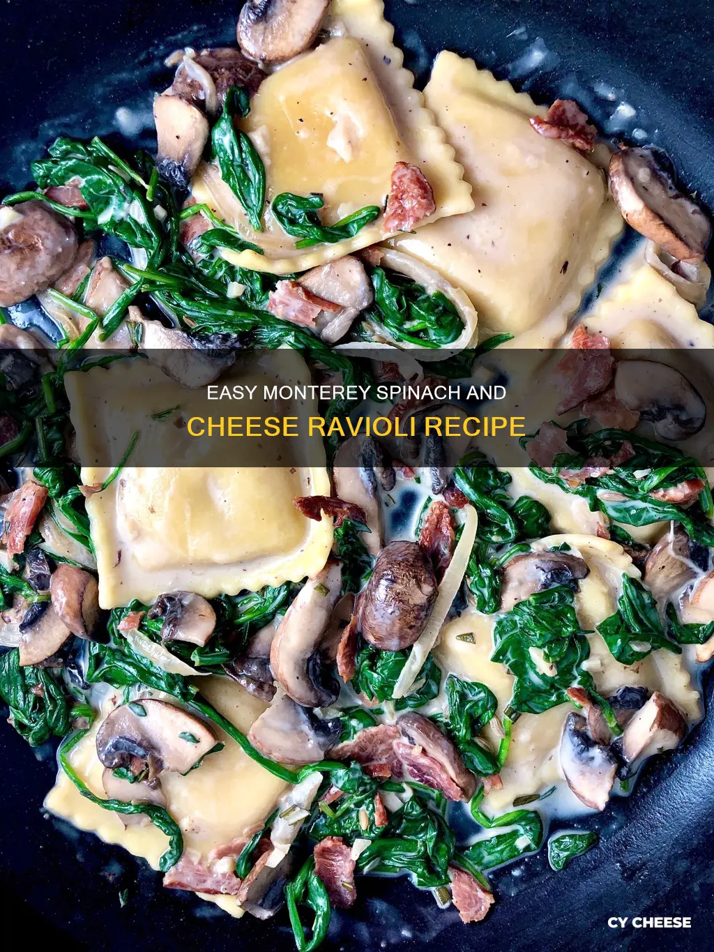 how to cook monterey spinach and cheese ravioli
