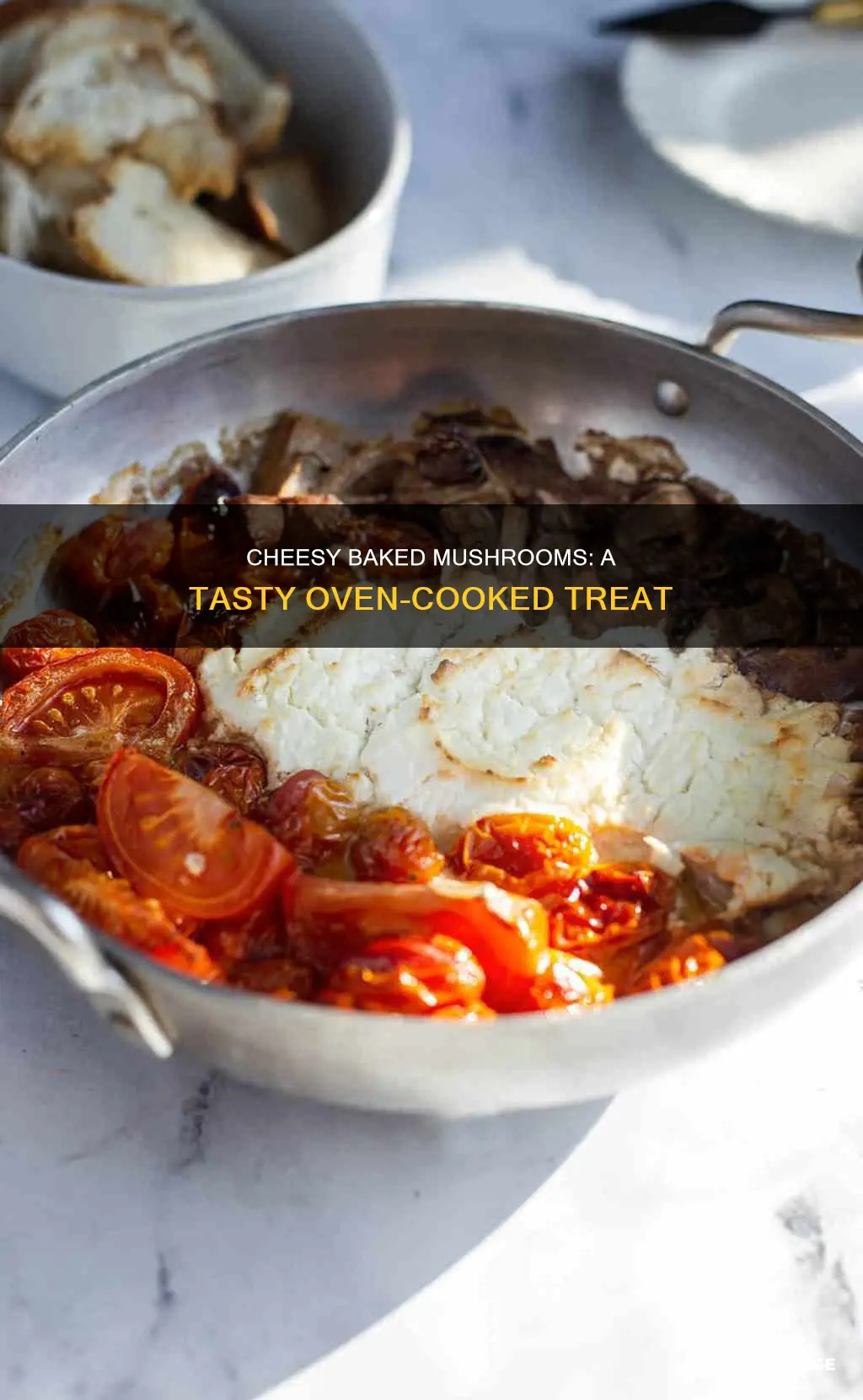 how to cook mushrooms with cheese in the oven