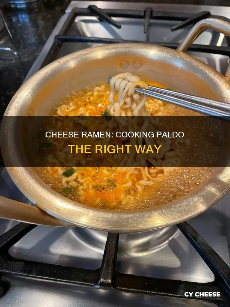 how to cook paldo cheese ramen