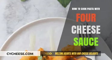 Cooking Pasta: Four-Cheese Sauce Delights