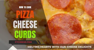 Cheesy Delight: Crafting Pizza with Creamy Curds