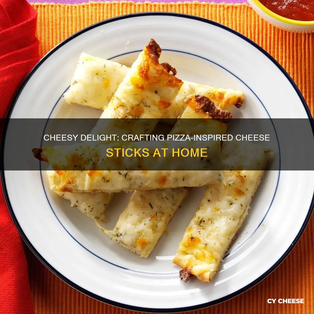 how to cook pizza cheese sticks