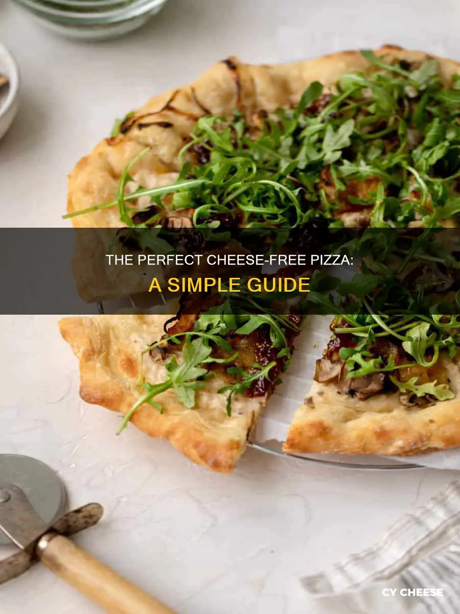 how to cook pizza without cheese