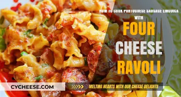 Sizzling Sausage Linguica & Four-Cheese Ravioli: A Tasty Combo!
