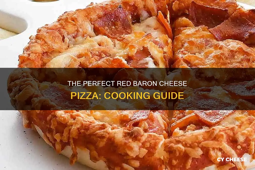 how to cook red baron cheese pizza