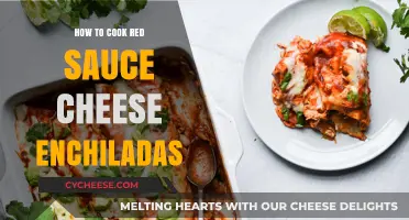 Cheese Enchiladas: The Secret to Red Sauce Perfection