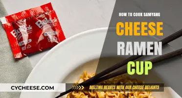 Cooking Samyang Cheese Ramen Cup: Quick, Easy, Cheesy