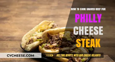 The Perfect Philly: Shaved Beef, Melty Cheese, Toasty Bread