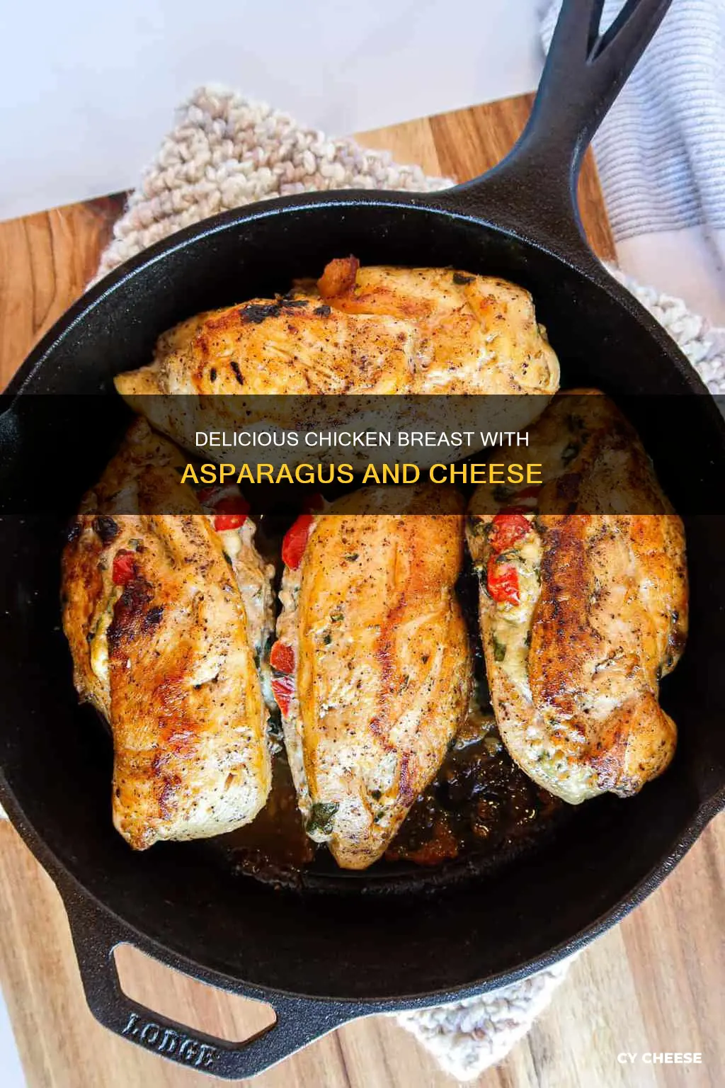 how to cook stuffed asparagus and cheese chicken breast