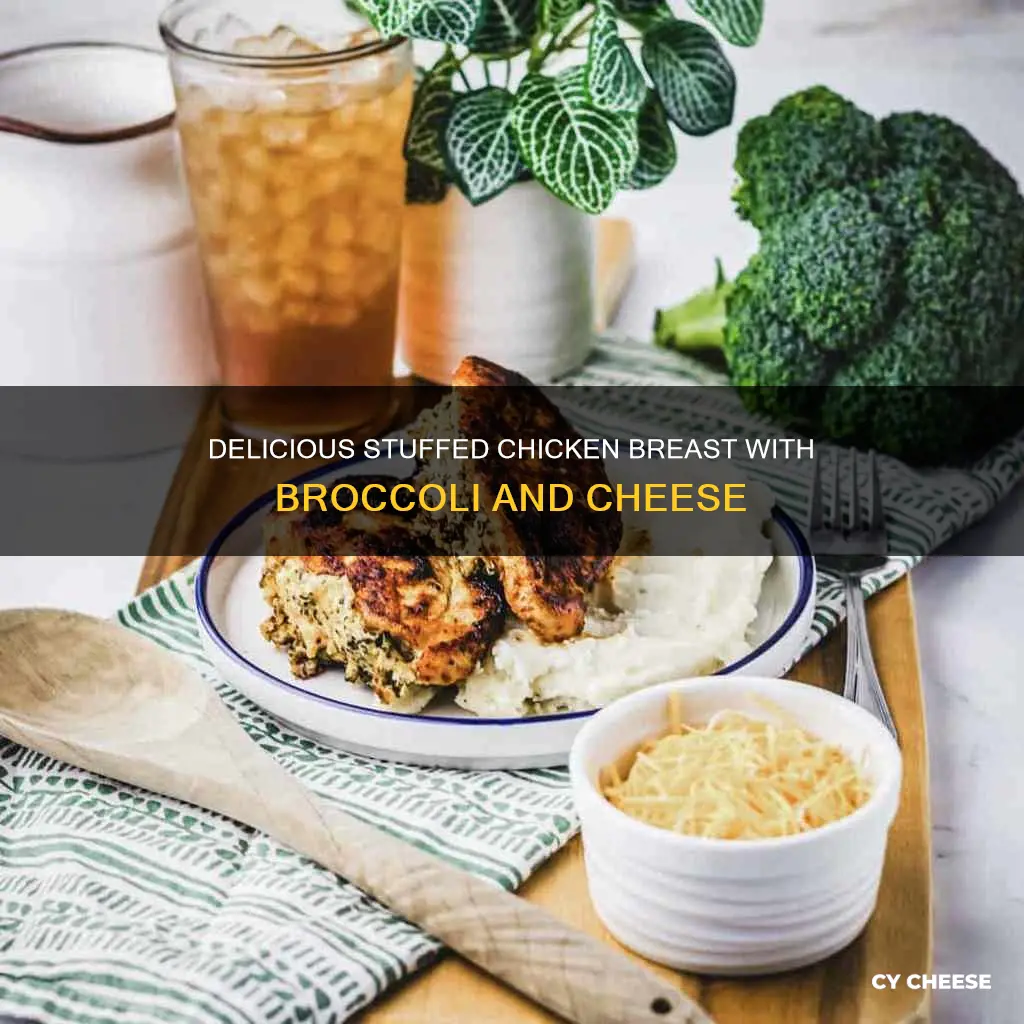 how to cook stuffed chicken breast with broccoli and cheese