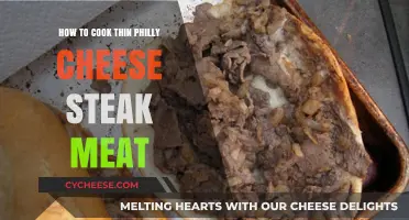 The Perfect Thin Philly Cheese Steak: A Step-by-Step Guide